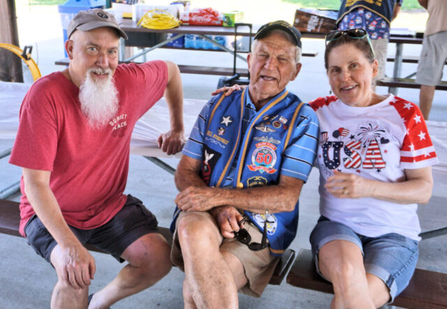 Billlie Stirewalt with son and daughter