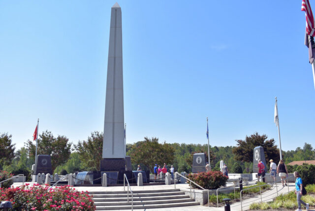 The Field of Honor at the Triad Park, Kernersville, NC Nat Greene Base members and guest gather at the Field of Honor for a "Tolling the Boats" ceremony